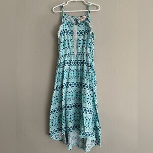 Juicy Couture Aqua and White Casual Dress